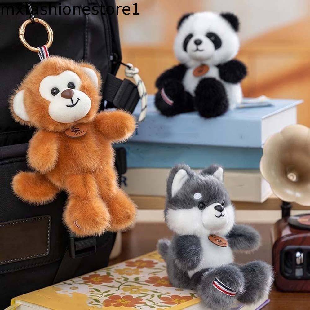 MXFASHIONE Pingente De Cachorro E Gato , Chaveiro De Animal De Pelúcia De Abelha De Poliéster Macaco Macio De Crocodilo