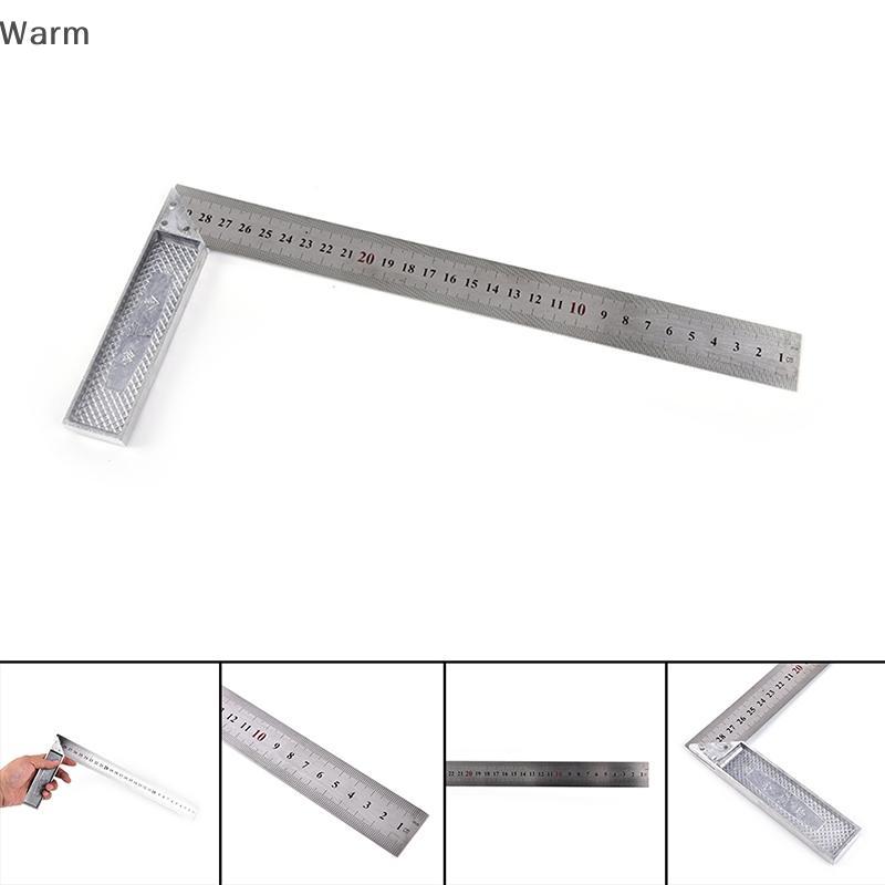 Quente 1x Aço Inoxidável 15x30cm Ângulo De 90 Graus Métrico Tentar Esquadria Régua Quadrada Escala Casa