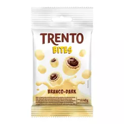 Chocolate Trento Wafer Bits Branco Dark 40g - 12 Unidades