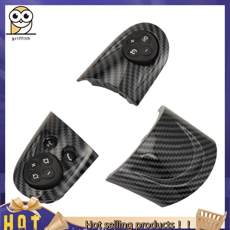 Capa De Acabamento Do Interruptor De Controle Volante Carro De Cruzeiro De Áudio Multifuncional Para R55 R56 R57 R58 323