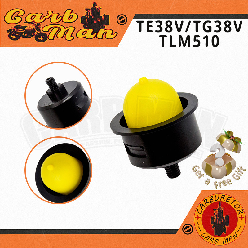 Bulbo Bomba Injetor / Tetinha Bexiga Para Motor Gasolina Cortador Grama Carrinho Toyama Tekna TG38V TE38V TG38V TLM510