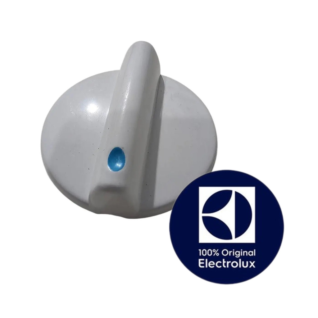 BOTAO TIMER/PRESSOSTATO BRANCO ELECTROLUX ORIGINAL - LM06 old - LM06A - LM08 - LM08A - TOP26Y (DEMAIS MODELOS NA DESCRIÇ