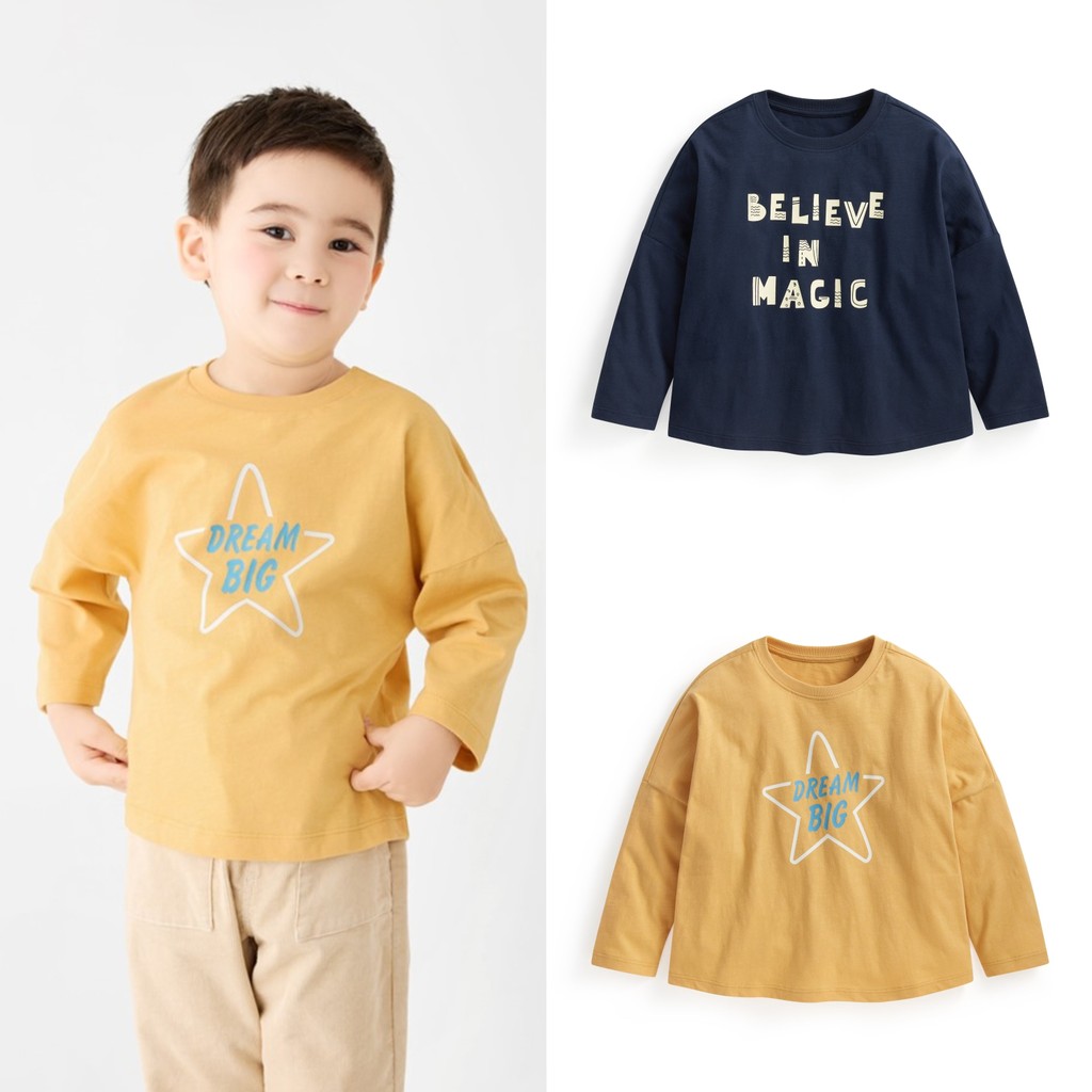 Crianças fina primavera outono puro algodão camiseta meninos meninas macio pele-amigável em torno do pescoço camisa de f