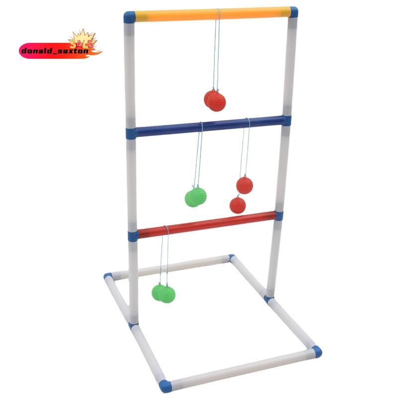 [Fast speed D] Ladder Ball Game Set Golf Toss Quintal Brinquedos Jogos Ao Ar Livre Para Adultos E Crianças