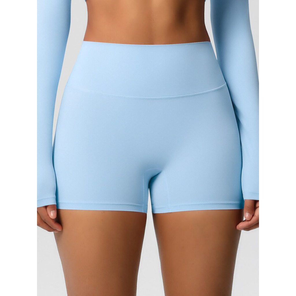 [Oferta Especial] Shorts Esportivos de Verão, Sensação Leve, Shorts de Yoga Femininos Finos de Cintura Alta com Efeito L