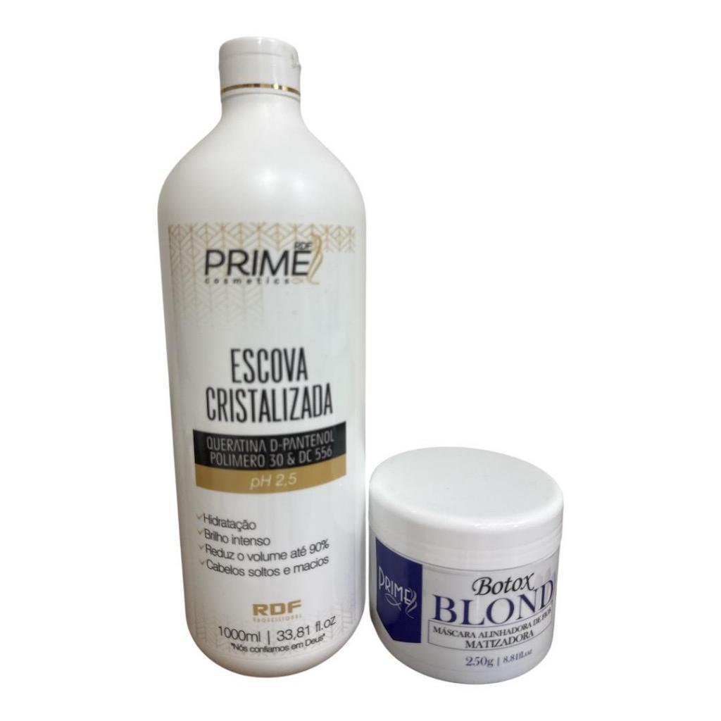 Kit Prime Escova Cristalizada 1L