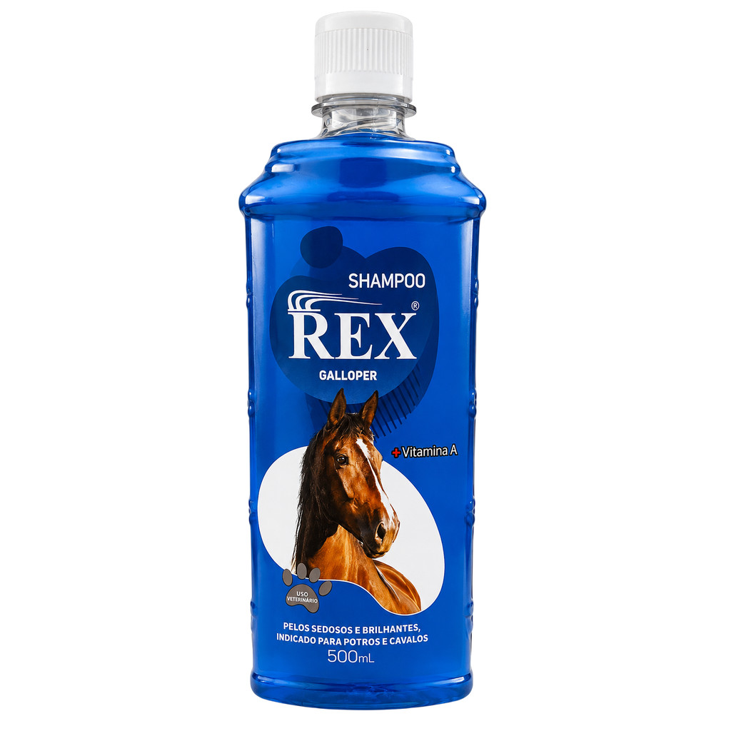 Shampoo Para Cavalos Galloper Rex 500ml Pelos Sedosos E Brilhantes · foto 2