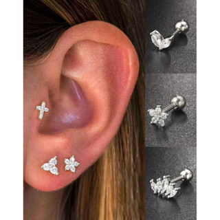 Piercing Aço Cirúrgico Zircônia | Helix, Tragus, Conch, Nariz
