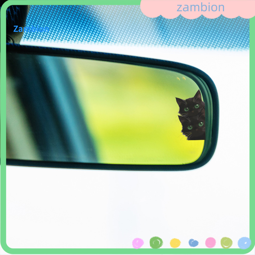 Waterproof Car Decal Black Cat Sticker Pvc Self-adhesive No Trace Auto for Windows Mirrors Trunks – Funny Accessories