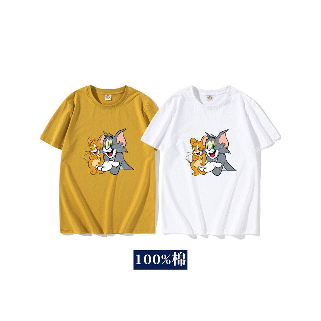 Meninos meninas meia manga camiseta dos desenhos animados puro algodão crianças de manga curta camiseta verão estilo fin
