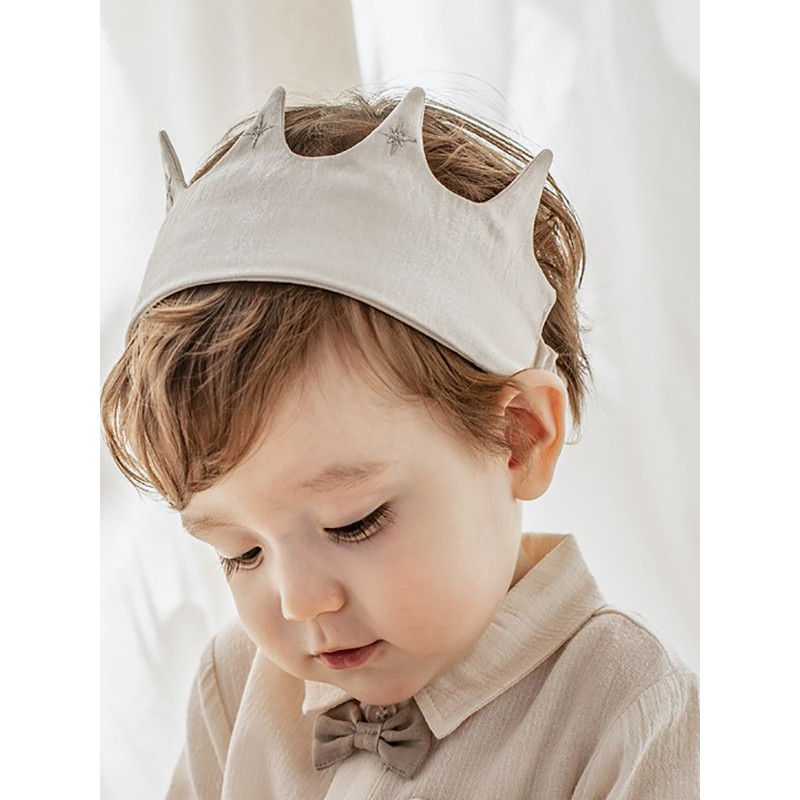 Coreia do sul importado bebê menino aniversário banquete coroa bandana acessórios para o cabelo do bebê cem dias photo S