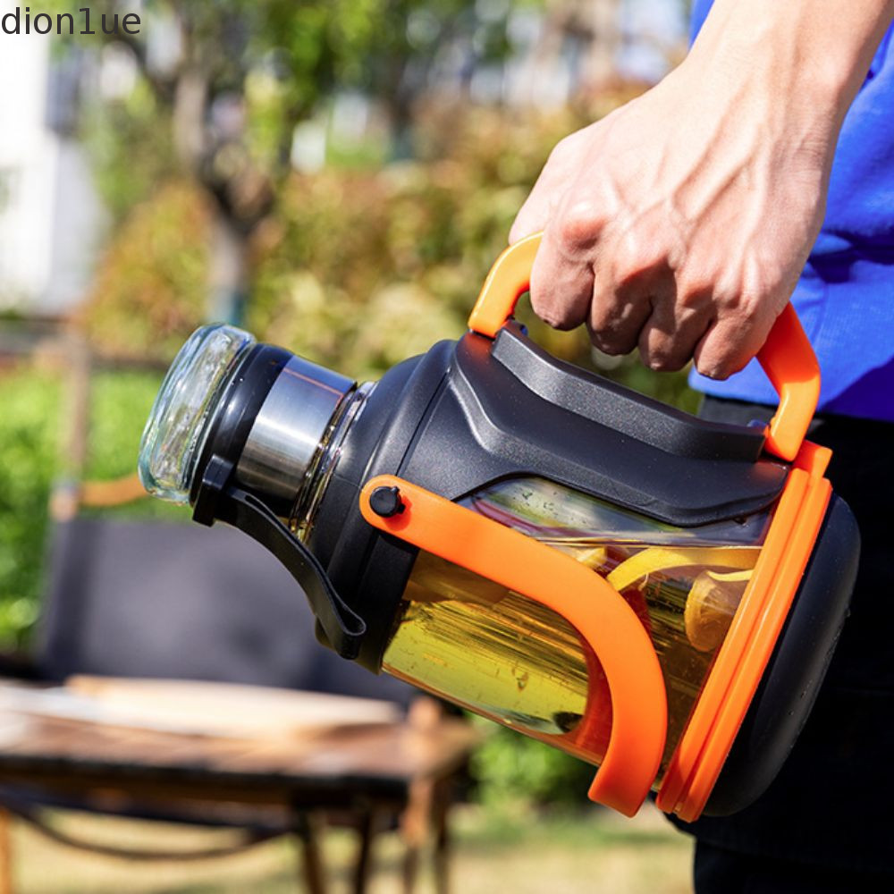 Garrafa De Água Esportiva DION1UE , 1500ML Com Cinto Traseiro E Copo De Separação De Chá-Filtro , Grande Capacidade