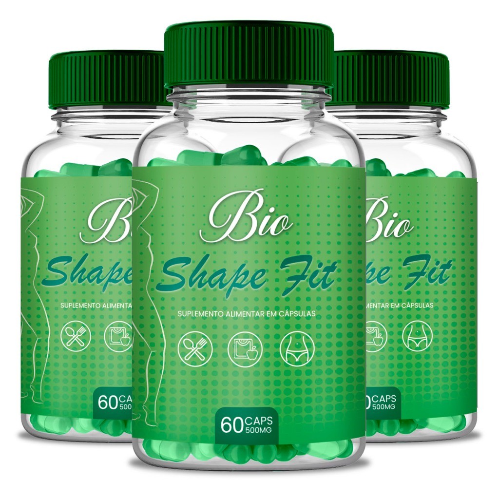 Bio Shape Fit 3 Unidades Envio Já 180 Cápsulas
