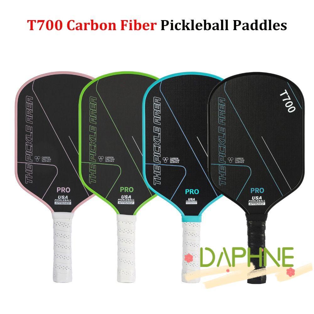 Pá De Pickleball DAPHNE , Conjunto De Raquetes De Superfície Fosca De Fibra De Carbono , Bola De Picles T700 16MM