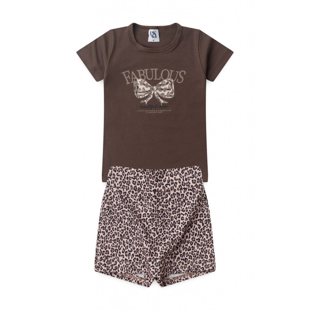 Conjunto Feminino Infantil Moda Fabulosa em Oferta na Shopee