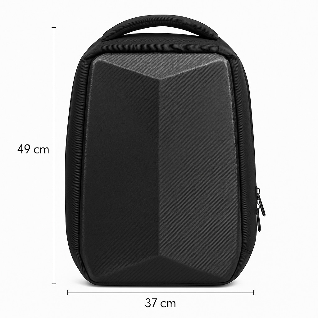 Mochila Antifurto USB Para Notebook até 19" Reforçada Impermeável Mochila Rígidas