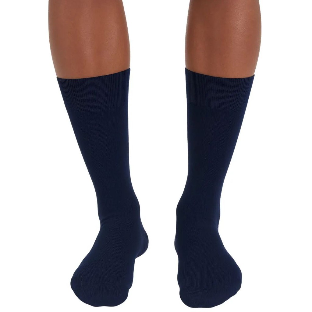 Meia Social Cano Longo Masculina Mash Original 100% Algodão