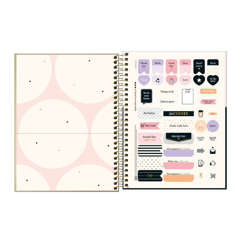 Caderno colegial capa dura 10x1 160 folhas West Village Metalizado Tilibra · foto 2