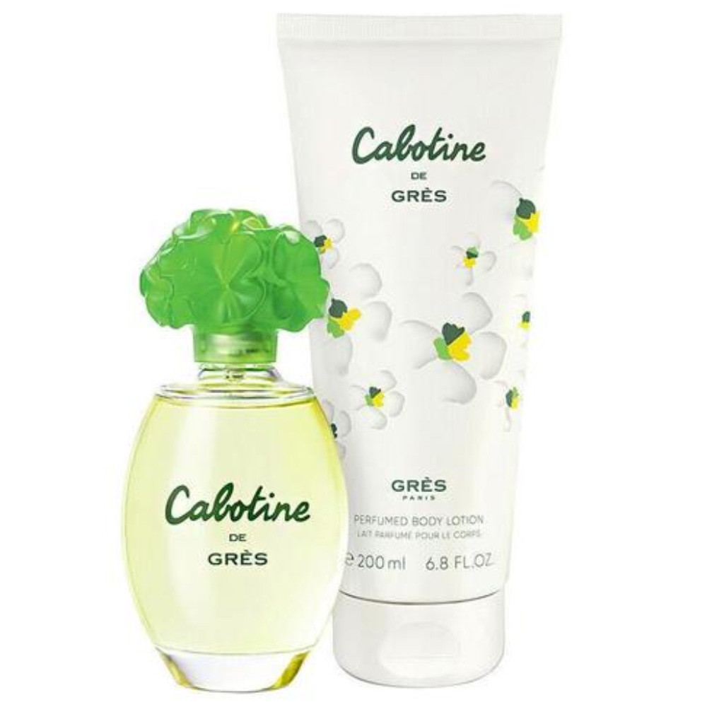 Kit Perfume Cabotine Grés Eau de Toilette Feminino 100ml Loção Corporal 200ml