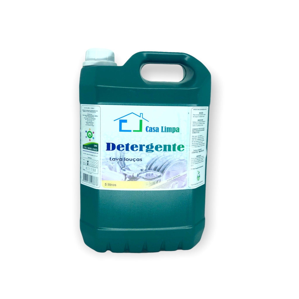 DETERGENTE NEUTRO GALAO 5L CASA LIMPA em Oferta na Shopee
