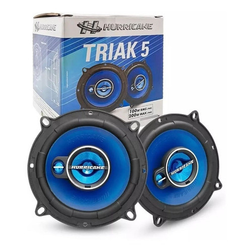 Alto Falante Hurricane 5 Polegadas Triak Triaxial 100w Rms 4 Ohm