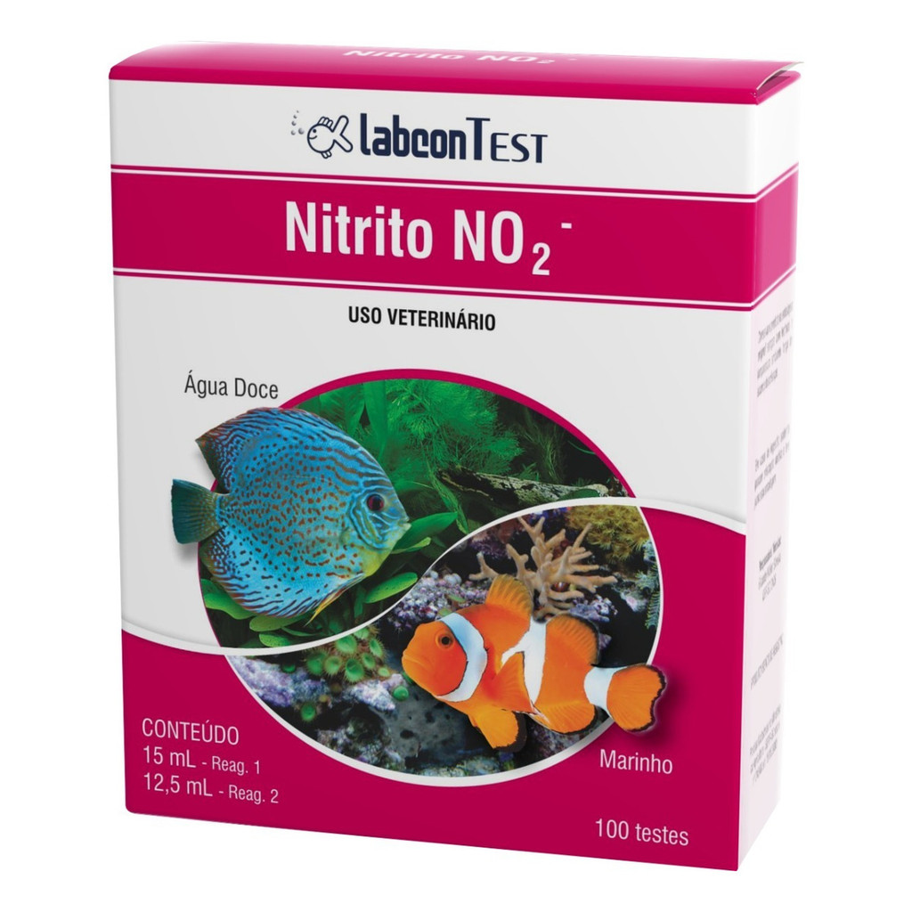 Teste De Nitrito No2 Alcon Labcon - Agua Doce Ou Salgada