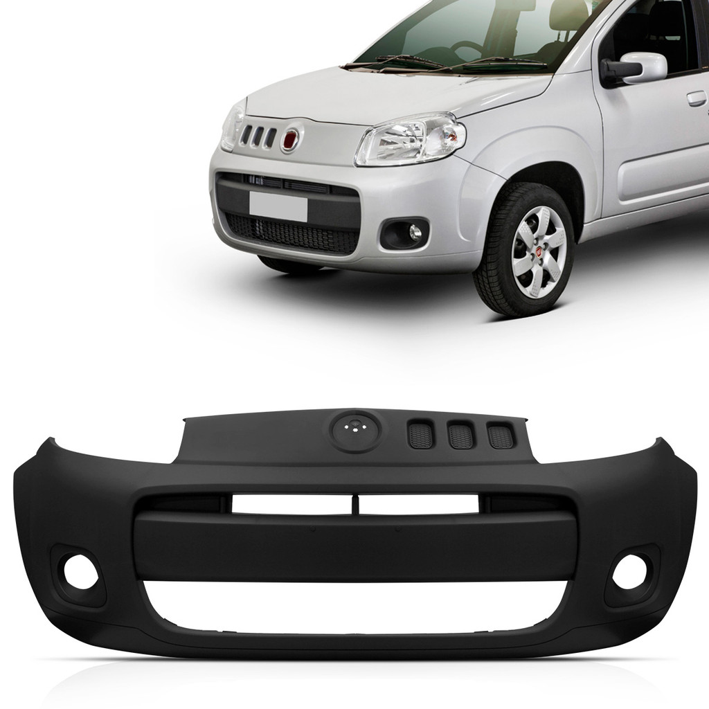 Parachoque Dianteiro Fiorino 2014 2015 2016 2017 2018 Preto em Oferta na Shopee