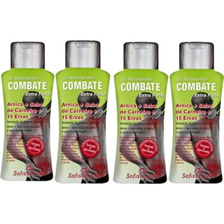 Gel Massageador Combate Extra Forte Arnica Copaíba Kit 4 Arnica em Oferta na Shopee