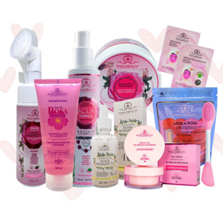 Kit Skincare Rosa Mosqueta Completo Limpeza De Pele Facial 9 ITENS COMPLETÃO FACIAL CUIDADO COM O ROSTO em Oferta na Shopee