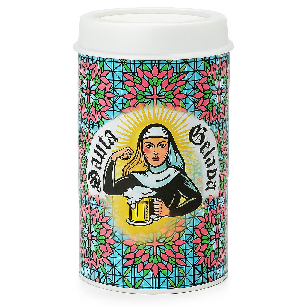 Porta Garrafa Cerveja Cervegela Suporte Térmico Camisinha Santa Gelada 600 ml