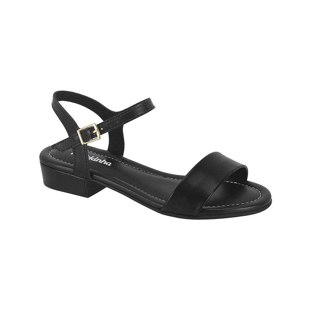 Sandália Infantil Menina Fecho Ajustável Salto Baixo Confortável Moda Casual Passeio Festa Molekinha Original em Oferta na Shopee