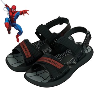 Sandália Infantil Homem Aranha Menino Grendene Kids Preto Ajuste Fácil BR909 em Oferta na Shopee