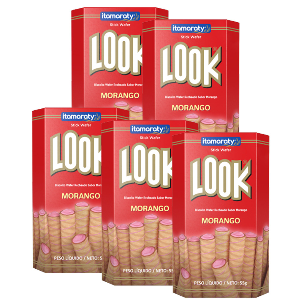 Biscoito Look Morango - Comprar com Melhor Preço em Lanches