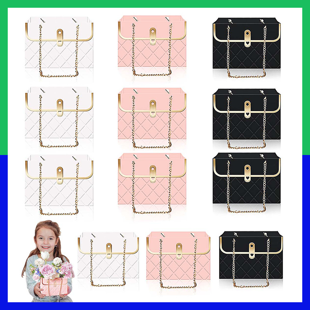 com alça caixa envelope de flores,para dia dos namorados festa de aniversário de casamento 12 peças, saco de presente em Oferta na Shopee