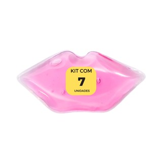Boca Termogel Reutilizável Rosa 12,00cm x 6,00cm Frio e Quente 7 unidades em Oferta na Shopee