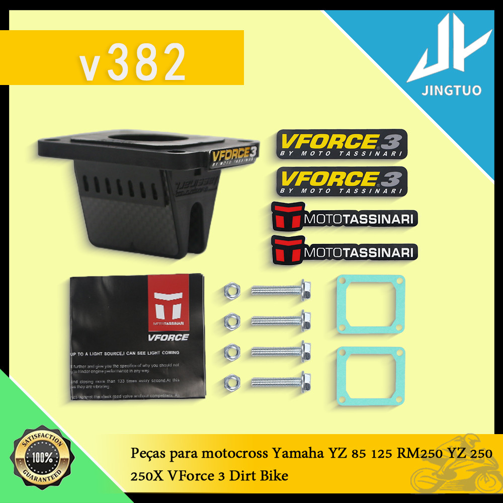 Acessórios Da Motocicleta Kit De Válvula Reed V382 Para Yamaha YZ 85 125 RM250 250 250X VForce 3 Peças Motocross Bicicle