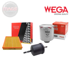 Kit 3 filtros Gol / Fox / Voyage / 1.0 Mi / Óleo + Ar + Combustível ORIGINAL WEGA
