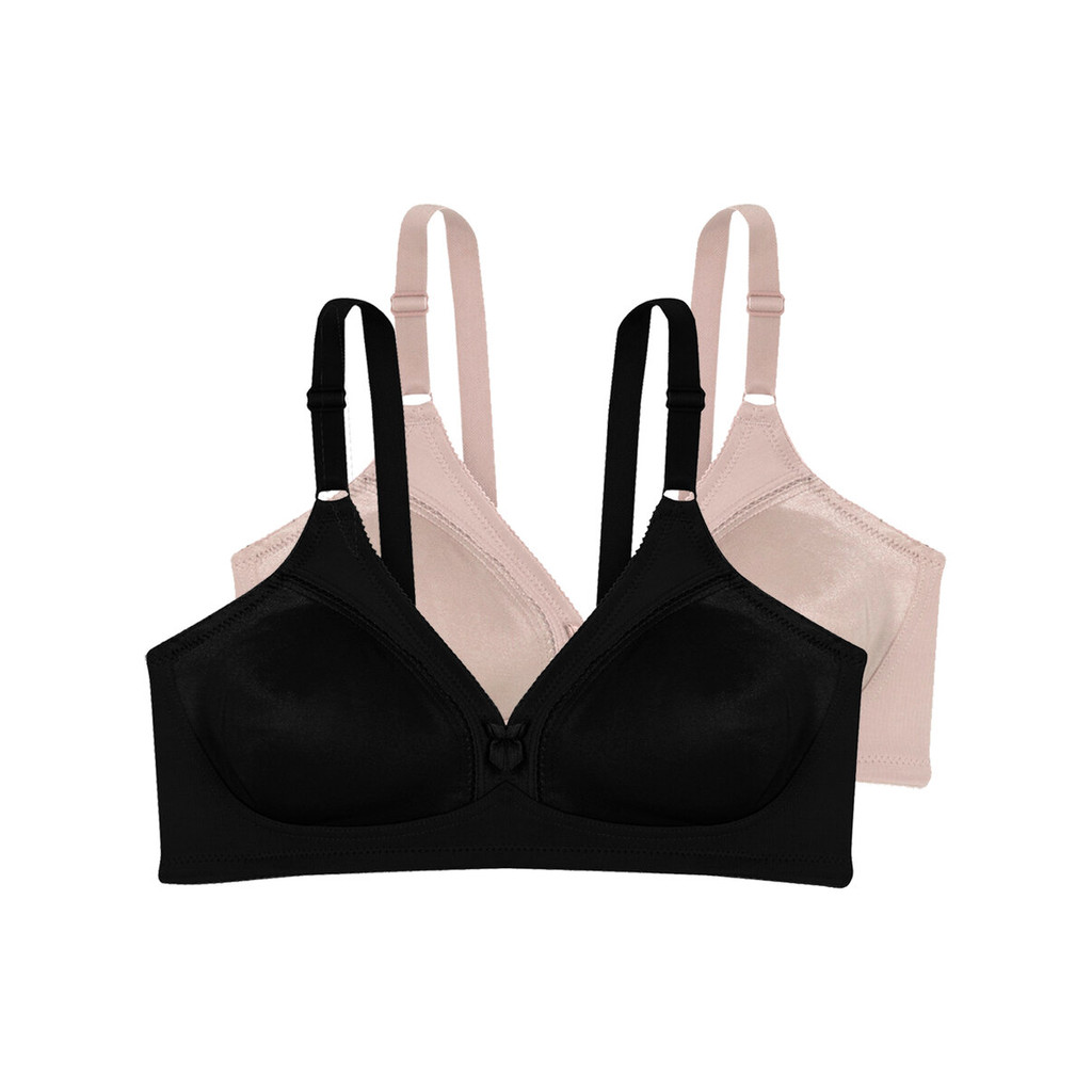 Kit com 2 Sutiãs sem Aro e sem Bojo N Triumph Compliment 24353 Taça B Colorido