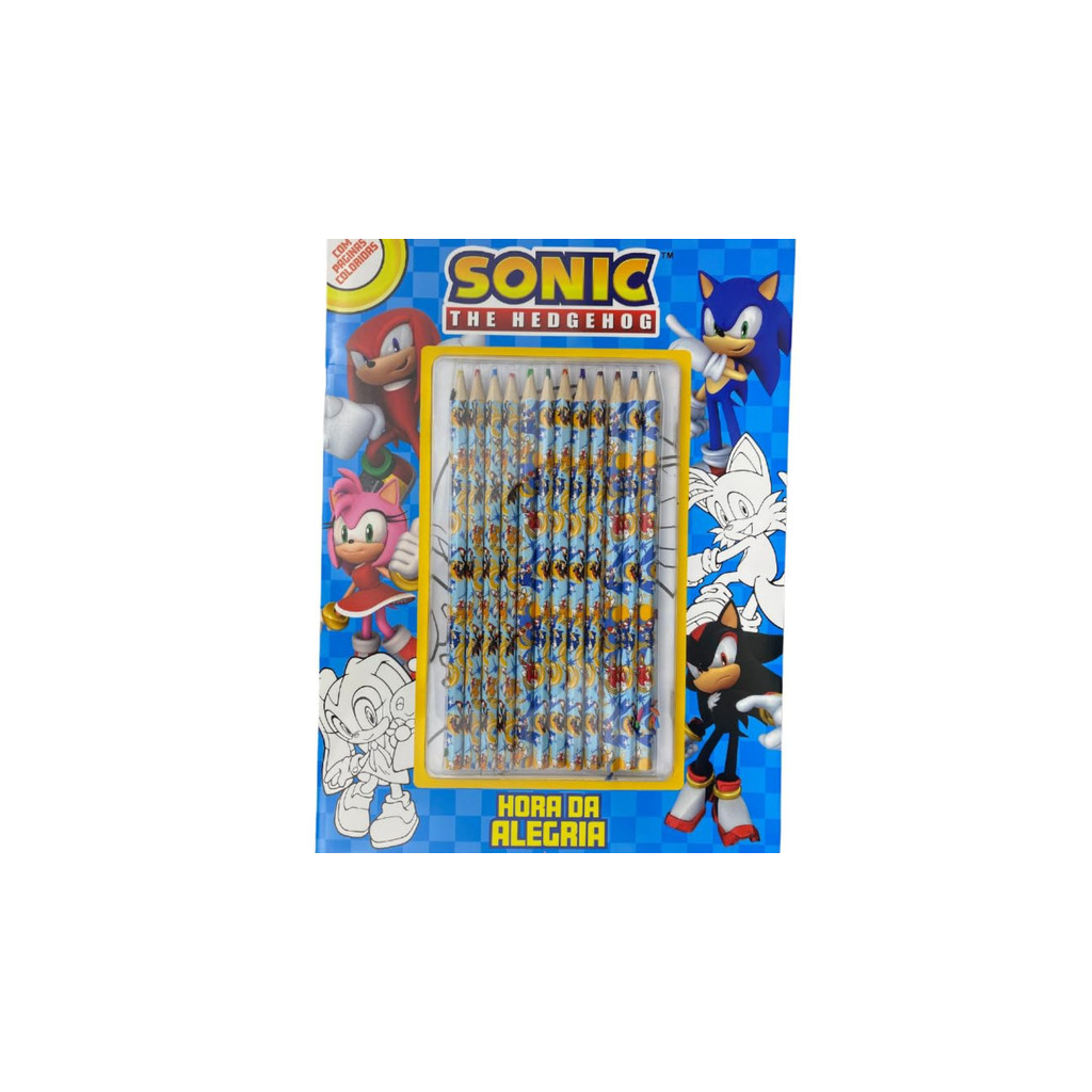 Lápis Do Sonic Hora Da Alegria