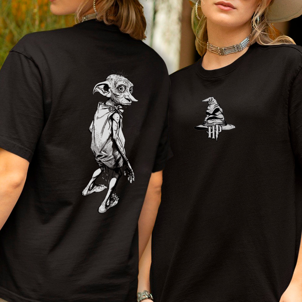 Camisa Camiseta Harry Potter Dobby Elfo Magica Sirius Black Azkaban Lord Voldemort Relíquias
