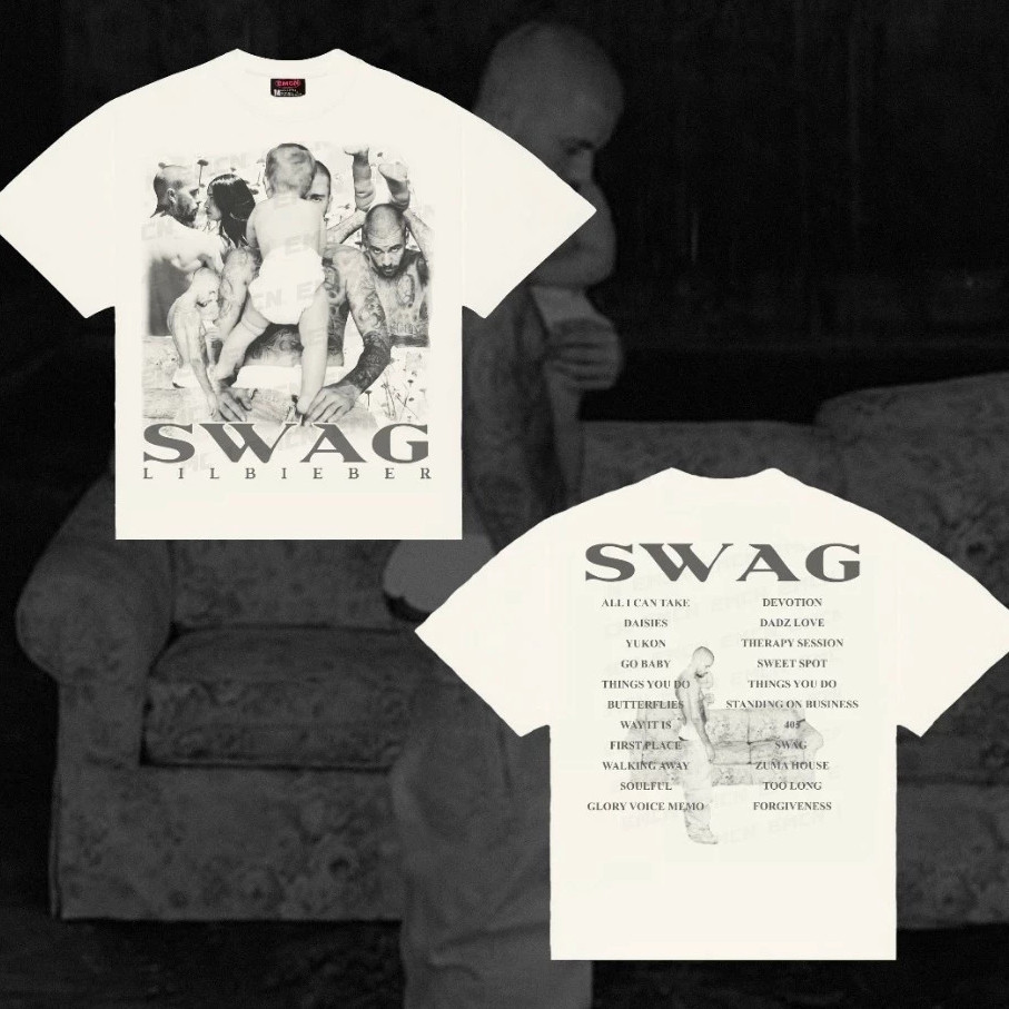 Camiseta Unissex Algodão Album Swag Justin Bieber Lil Bieber