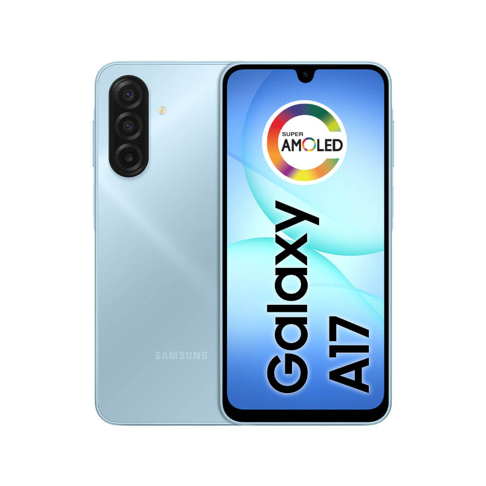 Celular Samsung Galaxy A17 com IA, 256GB, 8GB RAM, Câm de 50MP, Tela de 6.7", NFC, IP54