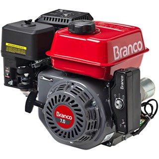Motor a Gasolina Branco Partida Elétrica 7CV 212CC B4T-7.0 - Branco Motores em Oferta na Shopee