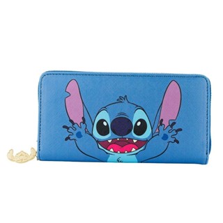Carteira Retangular Azul Letras Coloridas Stitch 10x20cm Original Disney Presente - DMG9020-ST6-D em Oferta na Shopee