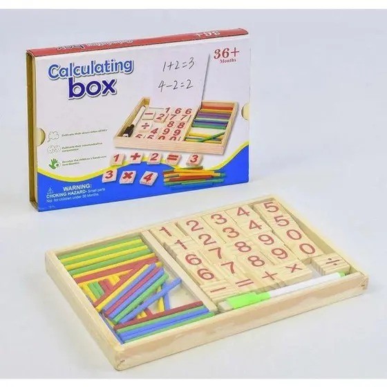 Calculadora infantil Didática Aprendendo Matemática de Forma Divertida 36 pcs