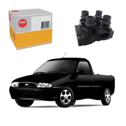 Bobina De Ignição Ngk Courier Endura 1.3 1.4 1996 A 1999