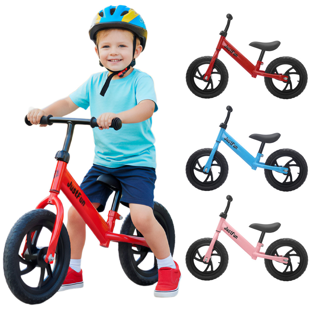 Bicicleta Equilíbrio Sem Pedal Infantil Azul,Rosa,Vermelho