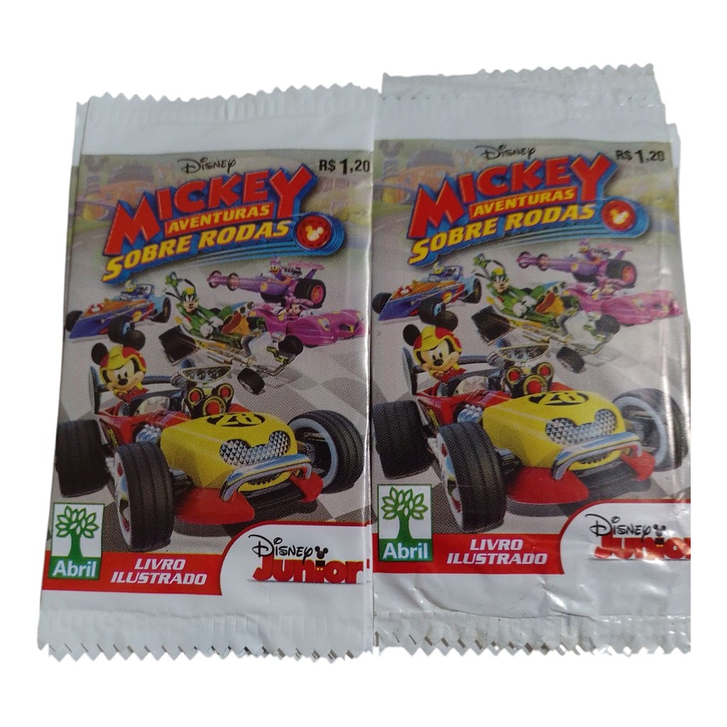 Envelopes de Figurinhas MICKEY AVENTURA SOBRE RODAS - Kit com 20 Envelopes Lacrados - EDITORA  ABRIL