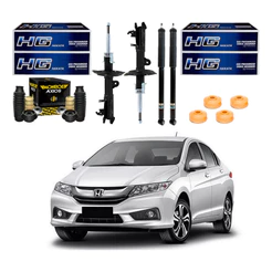 Kit Amortecedor Dianteiro Traseiro City 1.5 2015 A 2017
