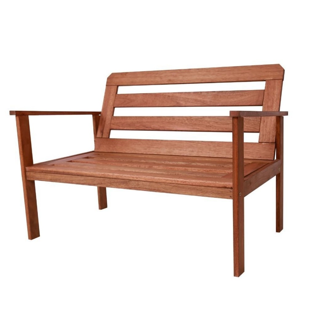 Sofá 2 Lugares Madeira Maciça Cairo em Oferta na Shopee